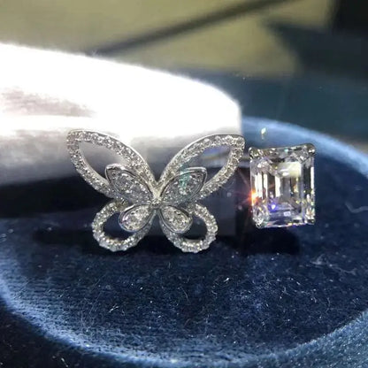 Square Butterfly Ring - Uniquely You Online