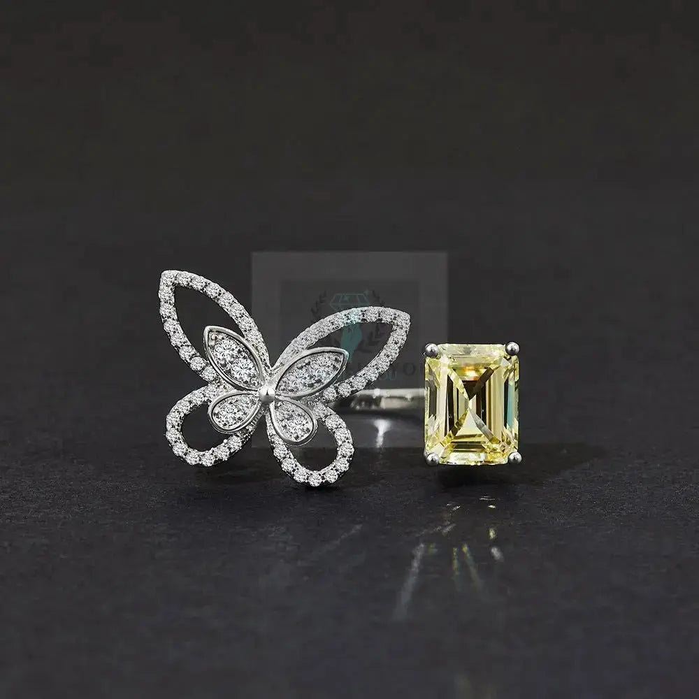 Square Butterfly Ring - Uniquely You Online