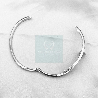 Stainless Steel Nail Bangle - Uniquely You Online