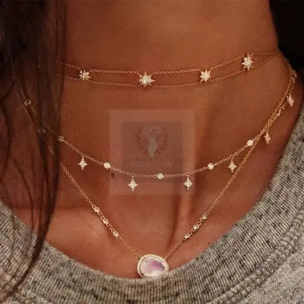 Star Drop Charm Necklace - Uniquely You Online