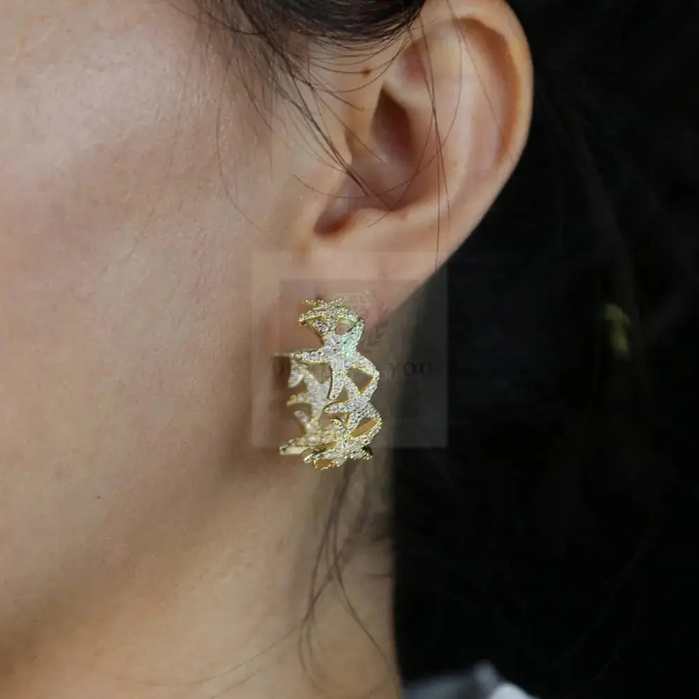 Starfish Hoop Earrings - Uniquely You Online