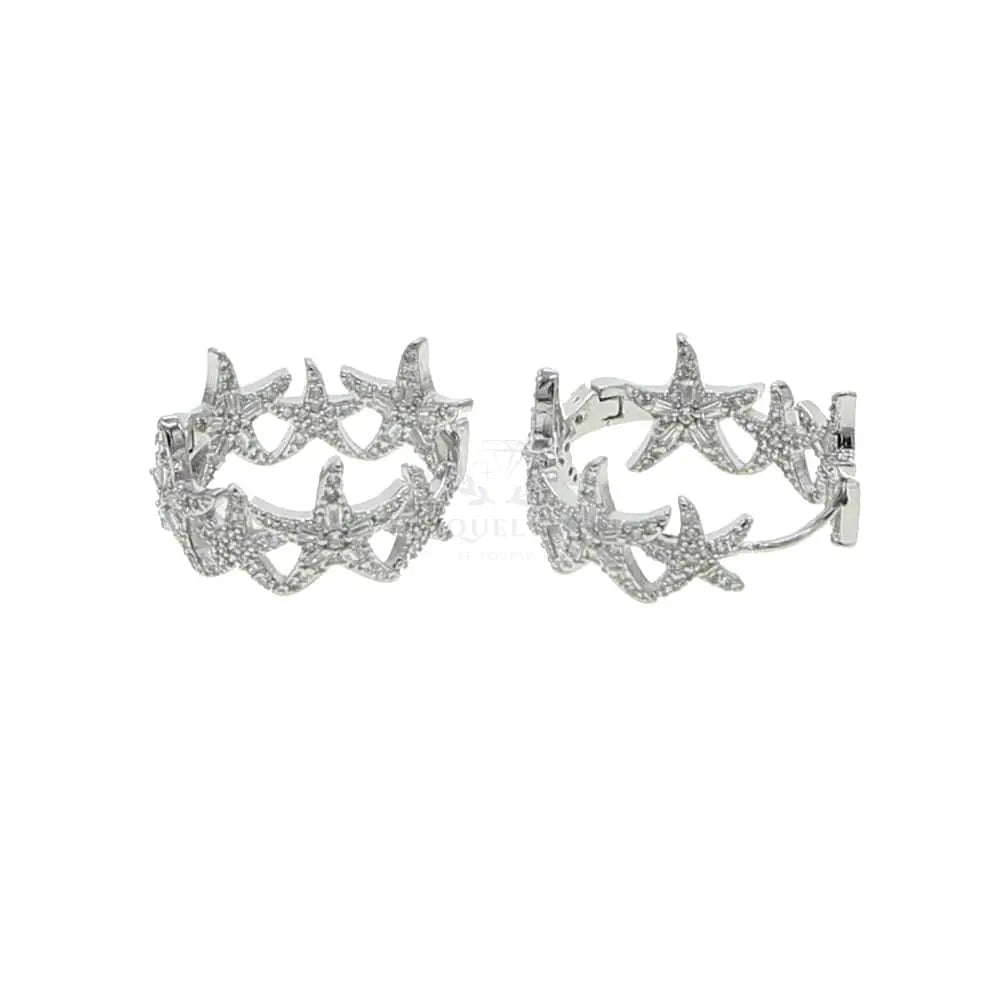 Starfish Hoop Earrings - Uniquely You Online