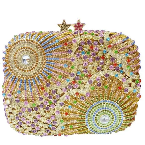 Stars and Flowers Crystal Clutches - Uniquely You Online