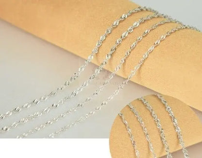 Sterling Silver Link Necklace (variety) - Uniquely You Online