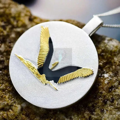 Sunset Swan Pendant - Uniquely You Online