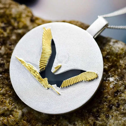 Sunset Swan Pendant - Uniquely You Online