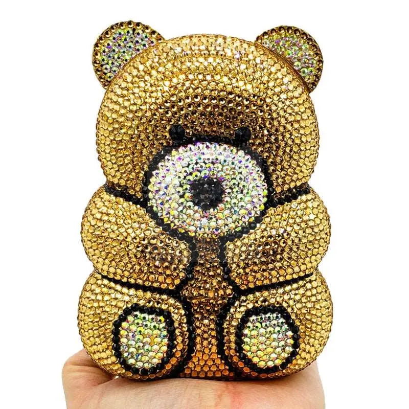 Crystal Panda/Teddy Bear Clutches (variety) - Uniquely You Online