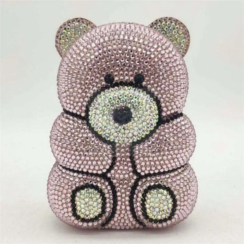 Crystal Panda/Teddy Bear Clutches (variety)