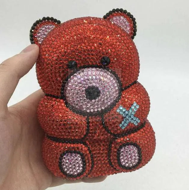 Crystal Panda/Teddy Bear Clutches (variety)