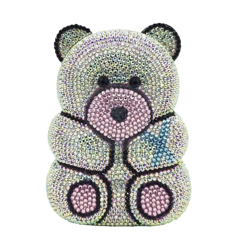 Crystal Panda/Teddy Bear Clutches (variety)