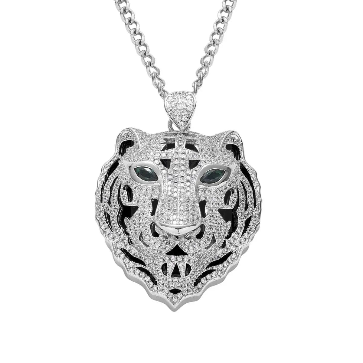 Tiger Pendant and Necklace