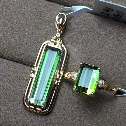 Tourmaline Ring and Pendant