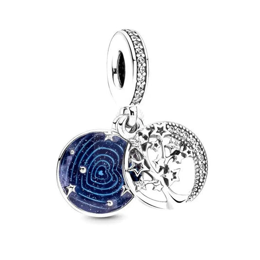 Tree & Galaxy Moon Charm - Uniquely You Online