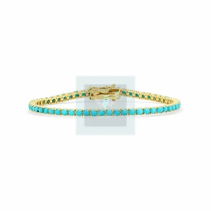 Turquoise Tennis Necklace and Bracelet - Uniquely You Online