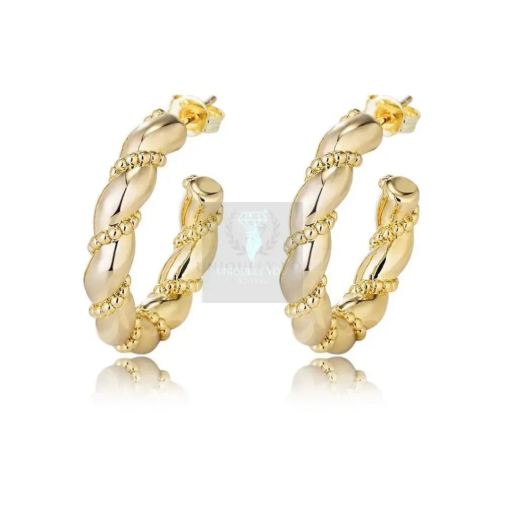 Twisted Bead Earrings - Uniquely You Online