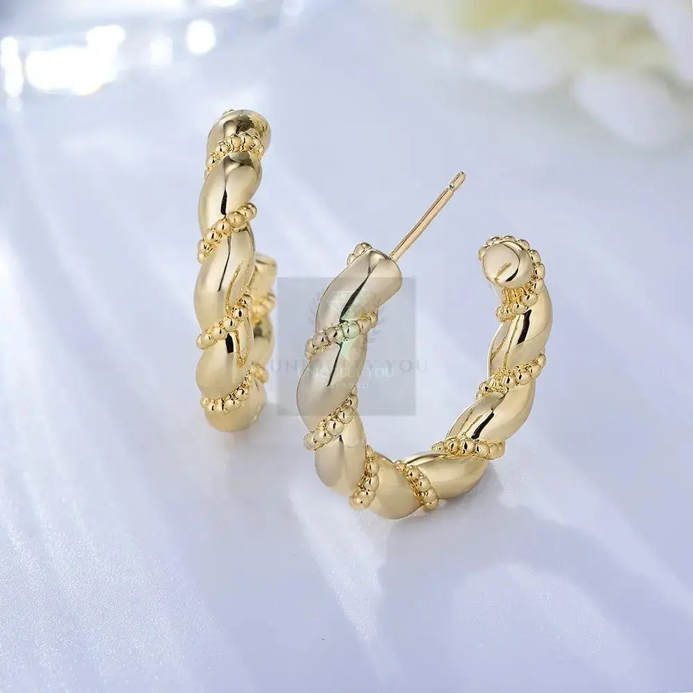 Twisted Bead Earrings - Uniquely You Online