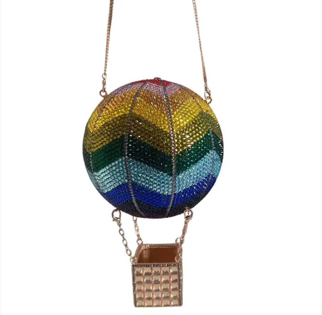 Crystal Hot Air Balloon Novelty Bag