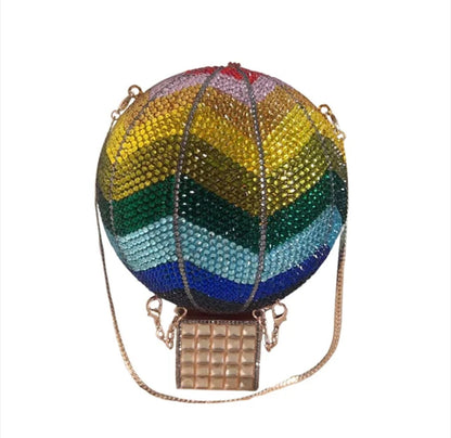 Crystal Hot Air Balloon Novelty Bag