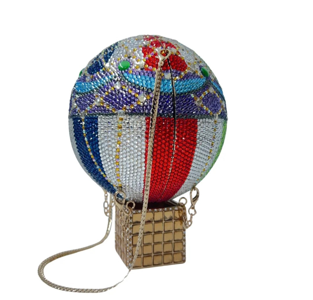 Crystal Hot Air Balloon Novelty Bag