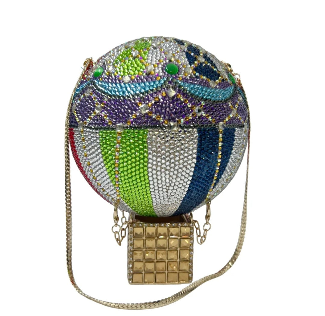 Crystal Hot Air Balloon Novelty Bag