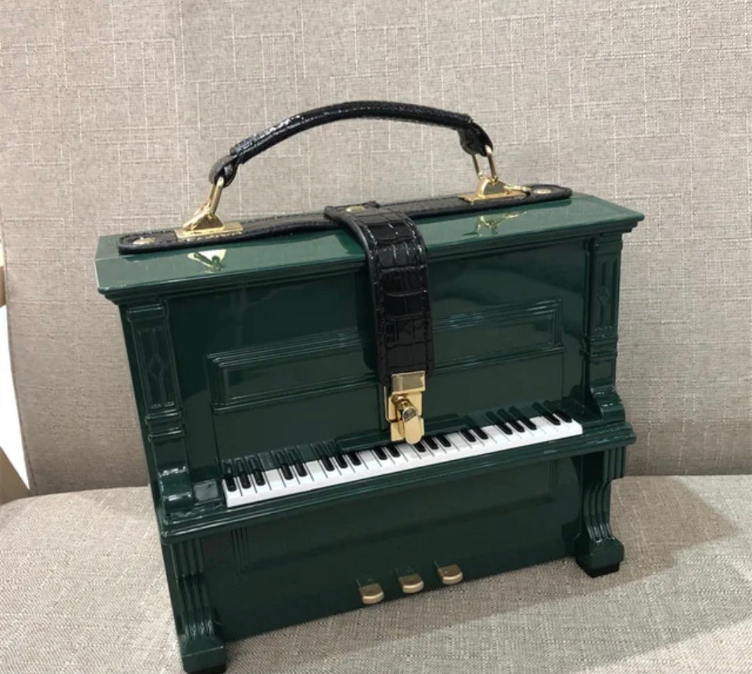 Vintage Acrylic Piano Novelty Bag