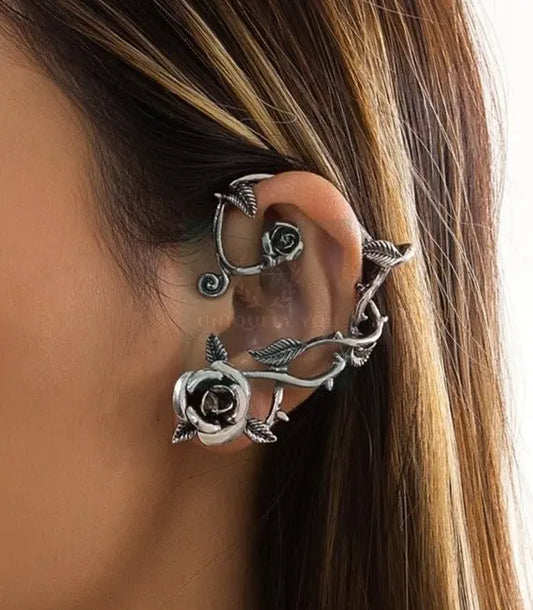 Vintage Rose Ear Cuff Earring - Uniquely You Online