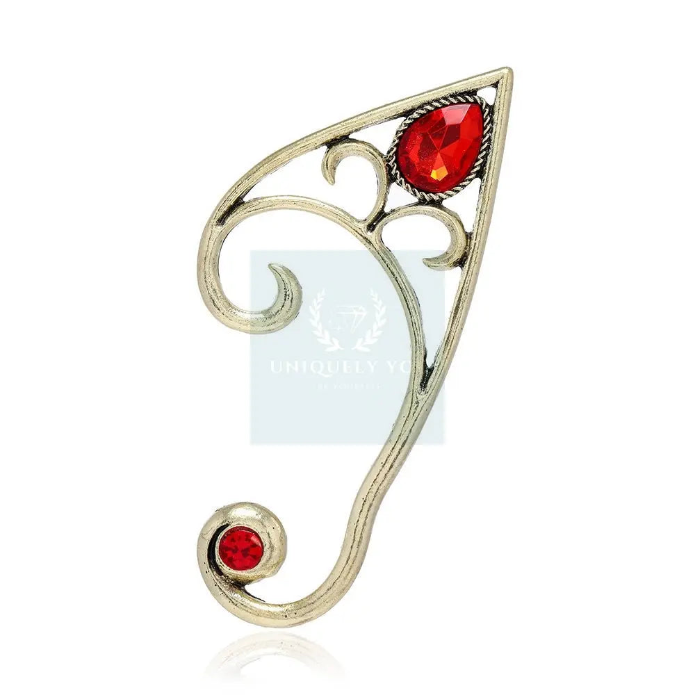 Vintage Ruby Elf Ear Cuff - Uniquely You Online