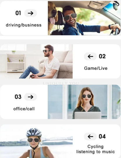 Wireless Aviator HD Smart Sunglasses  Uniquely You Online