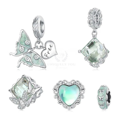 Wizard of Oz Theme Mint Green Charms - Uniquely You Online