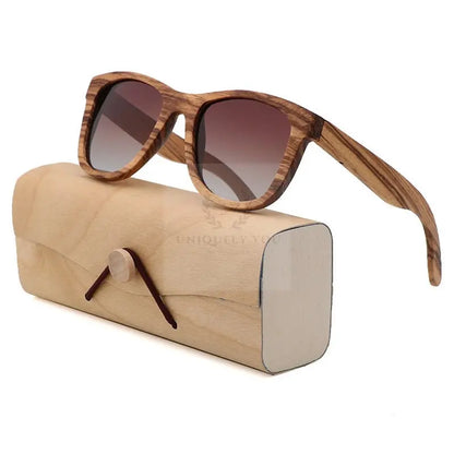 Wooden Polarized Sunglasses - Uniquely You Online