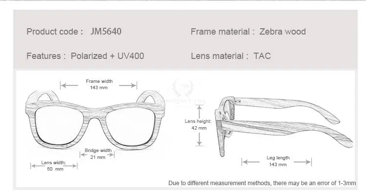 Wooden Polarized Sunglasses - Uniquely You Online