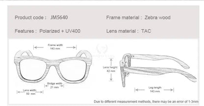 Wooden Polarized Sunglasses - Uniquely You Online