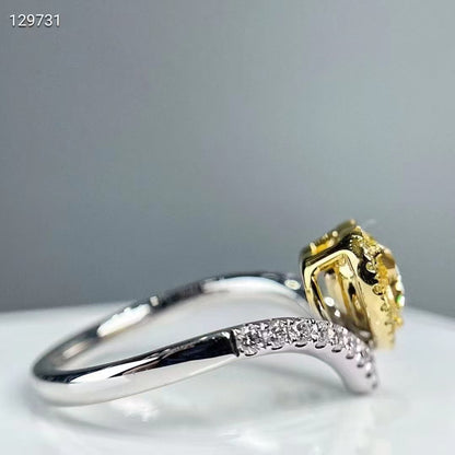 1.15ct Yellow Heart Diamond Ring