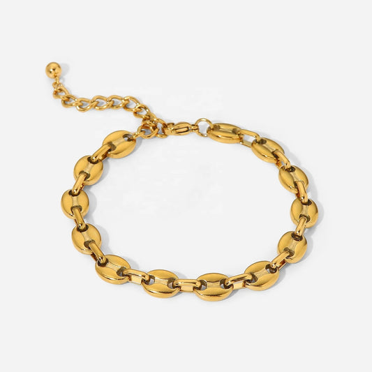 Coffee Bean Chain Anklet - Uniquely You Online - Anklet