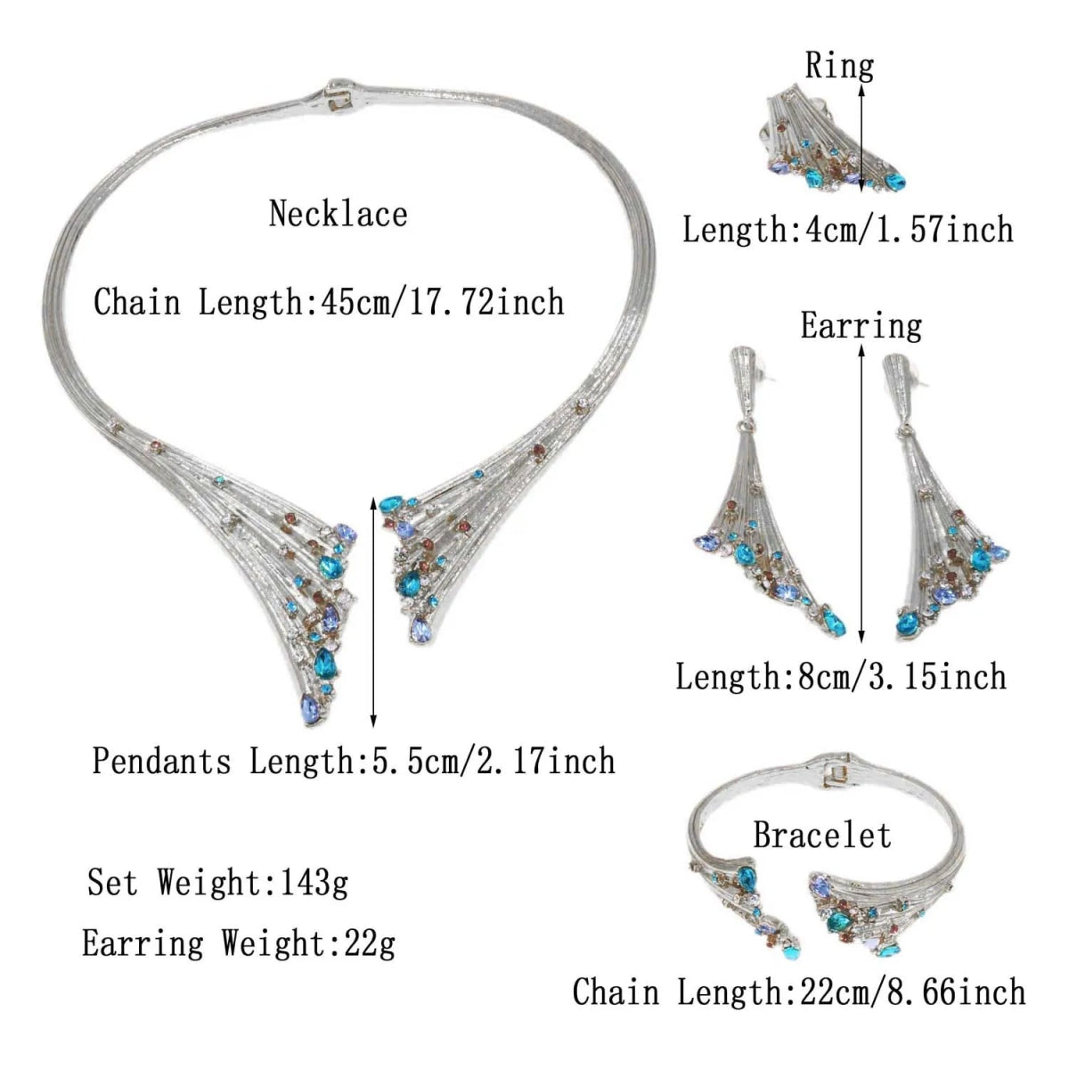 CZ Wishing Star Jewelry Set - Uniquely You Online - Jewelry Set