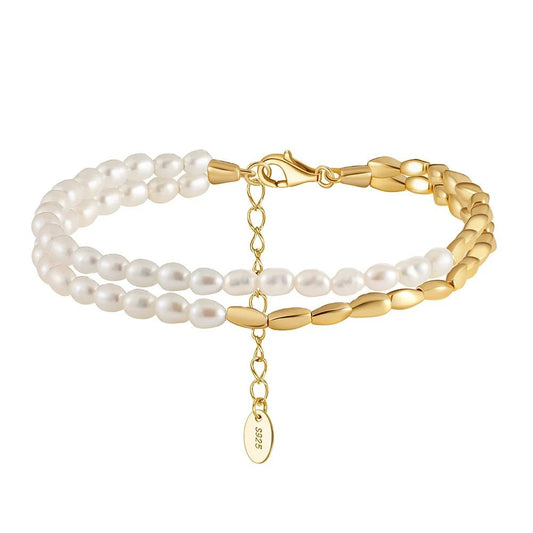 Double Layer Pearl Bracelet - Uniquely You Online - Bracelet
