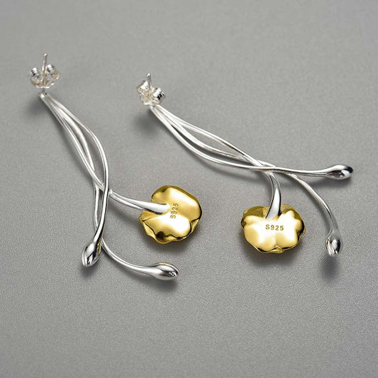 Flower Vine Drop Earrings - Uniquely You Online - Earrings