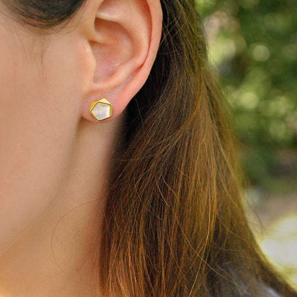 Geometric Angle Stud Earrings - Uniquely You Online - Earrings