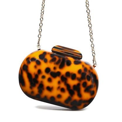 Leopard Acrylic Clutch - Uniquely You Online - Clutch