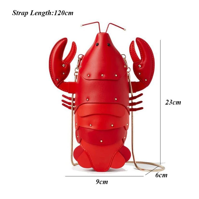 Lobster Novelty Crossbody Bag - Uniquely You Online - Crossbody