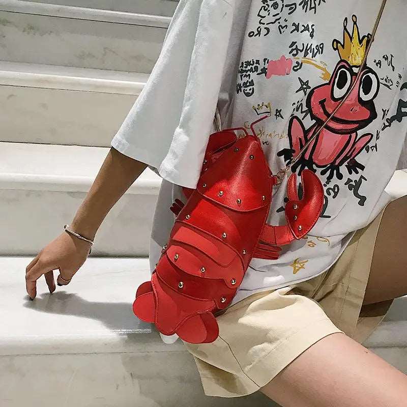 Lobster Novelty Crossbody Bag - Uniquely You Online - Crossbody