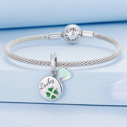 Lucky Four Leaf Clover Dangle Charm - Uniquely You Online - Charms