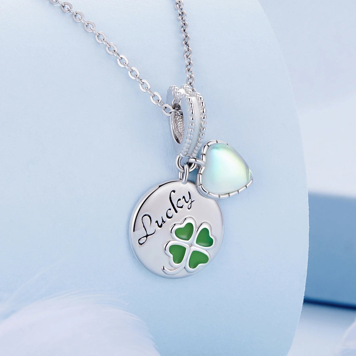 Lucky Four Leaf Clover Dangle Charm - Uniquely You Online - Charms