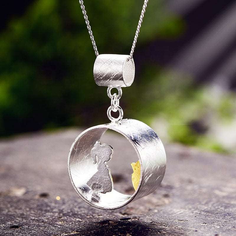 Meeting with Cat Ring and Pendant Set - Uniquely You Online - Jewelry Set