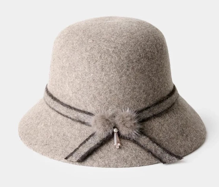 Merino Wool Blend Cloche Hat - Uniquely You Online - Hat