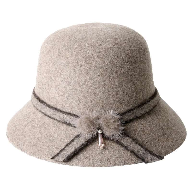 Merino Wool Blend Cloche Hat - Uniquely You Online - Hat