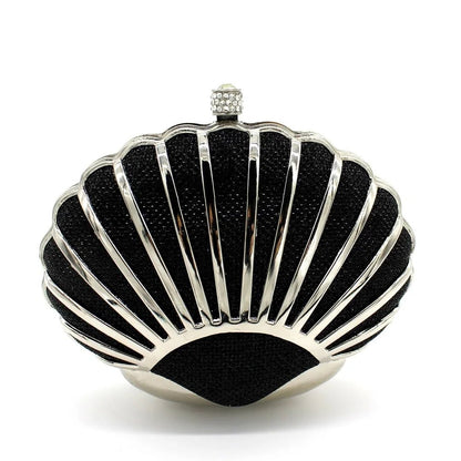 Mesh Metal Clam Clutch - Uniquely You Online - Clutch