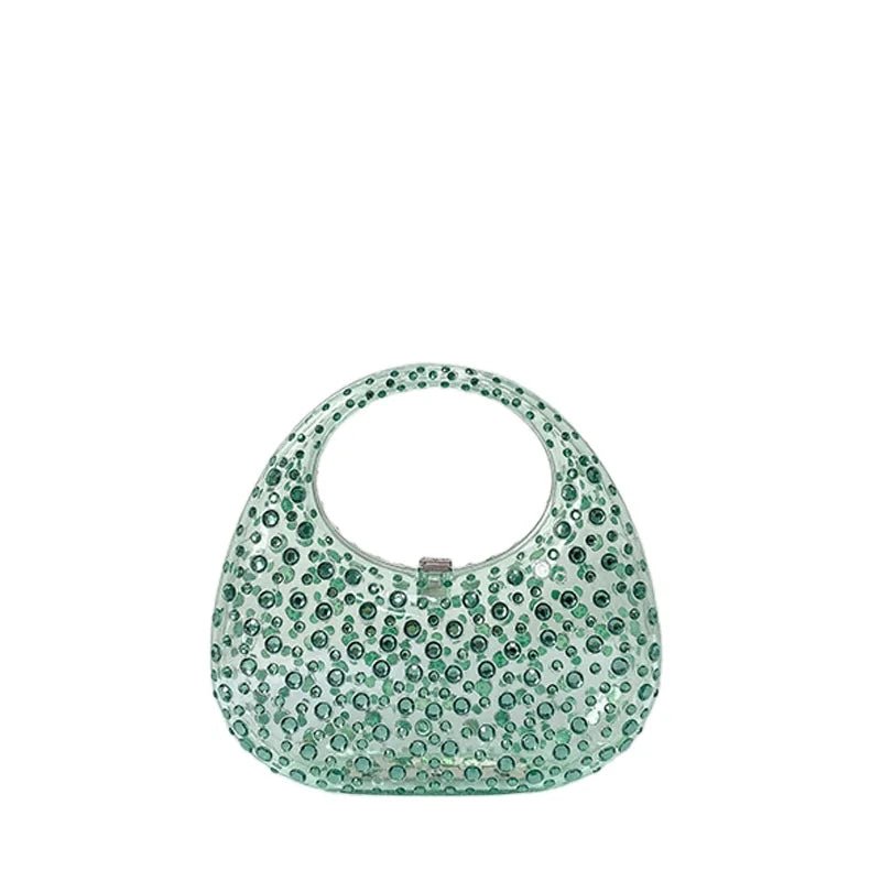 Mini Acrylic Crystal Hobo Bag - Uniquely You Online - Handbag