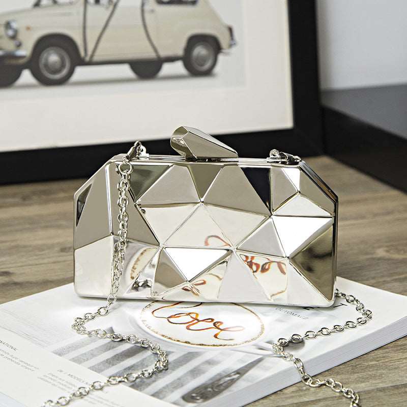 Mini Metal Diamond Bag - Uniquely You Online - Handbag