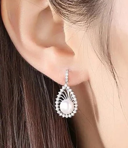 Natural Pearl Waterdrop Earring - Uniquely You Online - Earrings